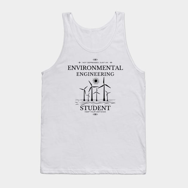 Environmental Engineering - White Version - Engineers Tank Top by Millusti